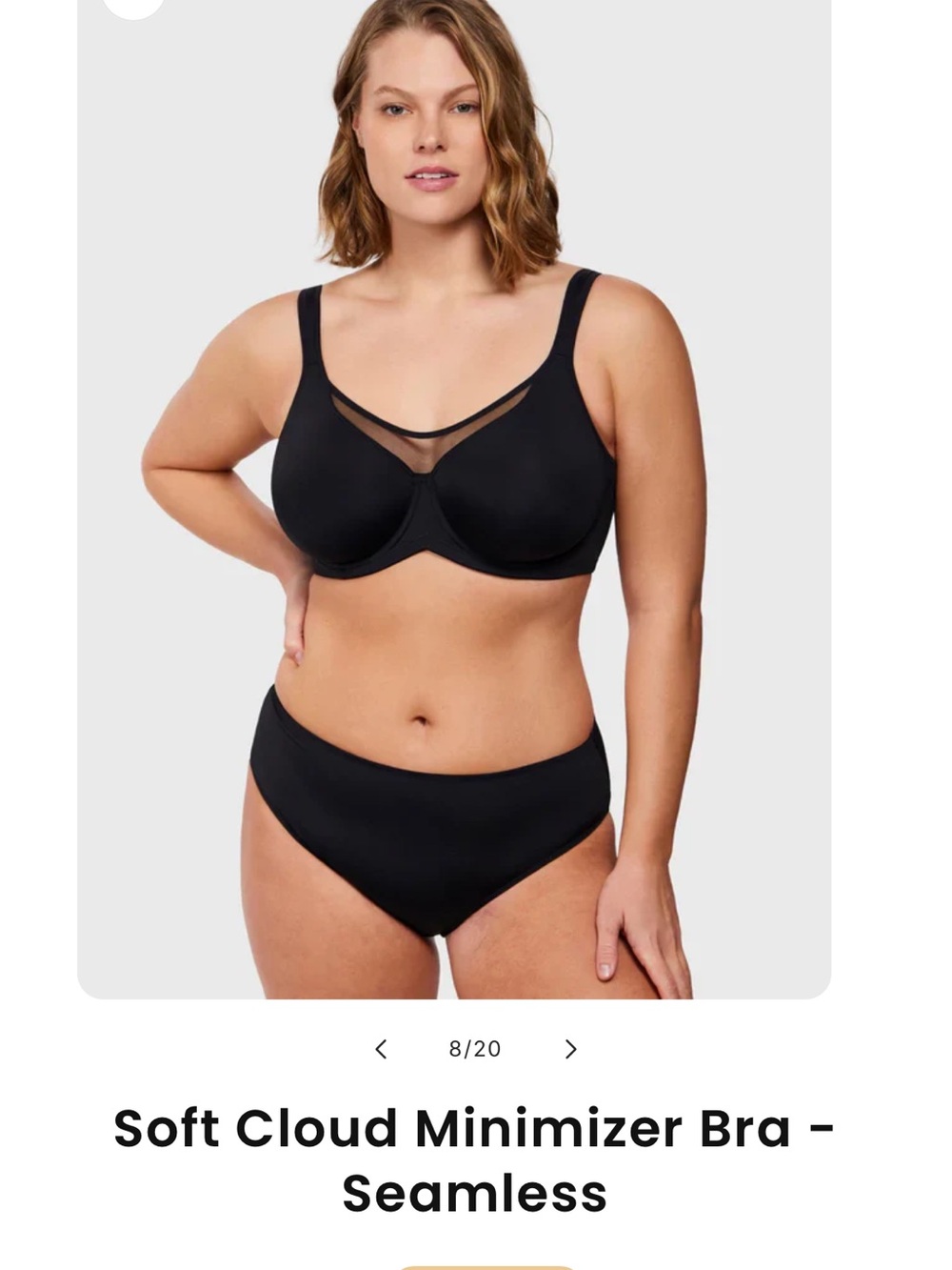 Hilaine Nude soft Cloud Minimizer Full Coverage Bra - Women's Intimates